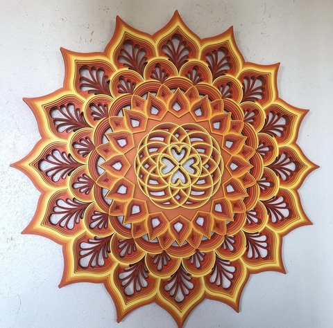 Heart + New Life (Orange and Yellow Gradient)