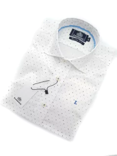 CAMISA BLANCA CIRCULOS
