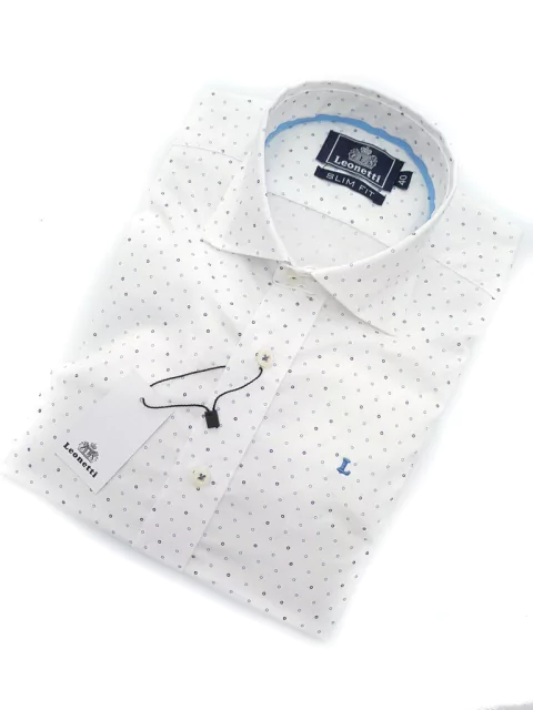 CAMISA BLANCA CIRCULOS