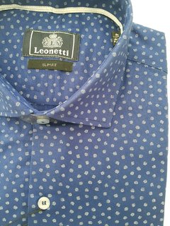 CAMISA AZULINO PINTITAS - comprar online