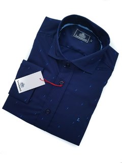 CAMISA AZUL RAYOS