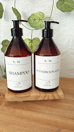DISPENSER SHAMPOO Y ACONDICIONADOR