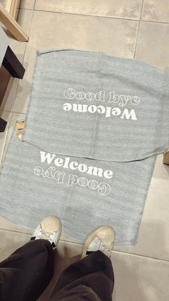 TRAPO WELCOME gris - comprar online
