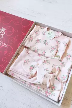 AJUAR 8 PIEZAS BROTECITOS bouquet rosa - comprar online