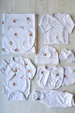 AJUAR 8 PIEZAS BROTECITOS poema beige en internet