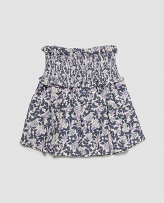 FALDA DE VIYELA ESTAMPADA ART FANTONIA - comprar online
