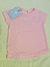 Remera manga corta coral