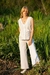 Pantalon Moss Blanco