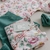 Ajures de 3 piezas flores verde - comprar online