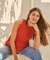 Musculosa Picnic RIBB terracota