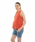 Musculosa Picnic RIBB terracota - Reina Madre