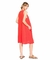 VESTIDO RITO TAFETAN FLAME ROJO en internet