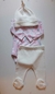 ajuar x 3 piezas panda rosa - comprar online