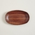 Bandeja Oval PP simil madera 24.5x14 - Signo Interiores