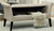 PIE DE CAMA BAÚL ROMANO 100CM PANA - comprar online