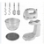 Batidora Pie Atma Bp8746n Bowl Vidrio en internet