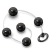 BOLINHA TAILANDESA METAL ONIX - PRETA