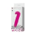VIBRADOR SILICONE PONTA CURVA DANA - Girassol Sex Shop
