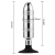 Plug Anal de Aço com Ventosa 15,5cm - comprar online