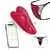 VIBRADOR DE CALCINHA POR APLICATIVO VERMELHO - comprar online