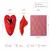VIBRADOR DE CALCINHA POR APLICATIVO VERMELHO - Girassol Sex Shop