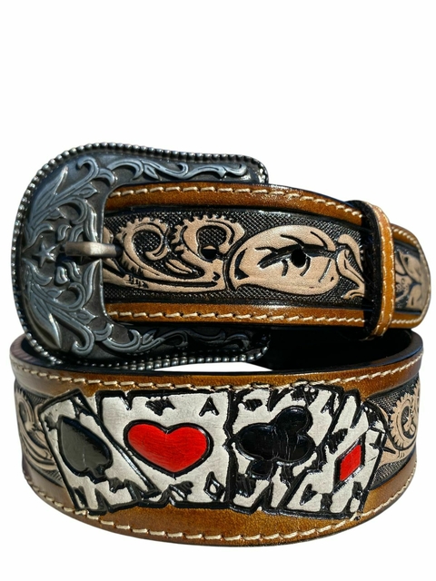 CINTO BARALHO MARROM REF.18 - comprar online