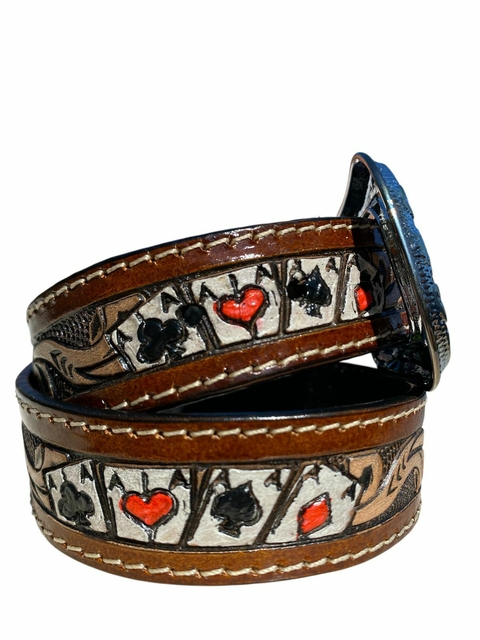 CINTO INFANTIL BARALHO MARROM REF.52 - comprar online