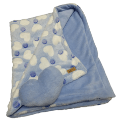 Cobertor Dupla Face Toque de Pluma + Almofadinha - comprar online