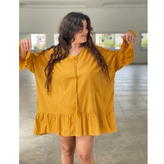 VESTIDO GRETA AMPLIO ALGODON (V02) - comprar online