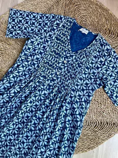 VESTIDO LARGO BALI MANGA CORTA s (V44)