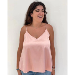 Musculosa saten lencera (3063) - ABAKA