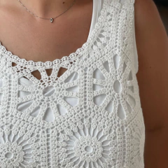 MUSCULOSA GIPIUR Y BRODERY (T315) - comprar online