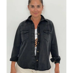 CAMISA DE JEAN NEGRA ABAKA (13015) en internet