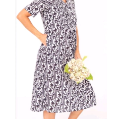 Imagen de VESTIDO LARGO BALI MANGA CORTA s (V44)