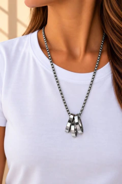 Collar largo dije