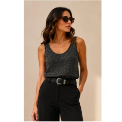 Musculosa Hilo Lurex Strass Elisa