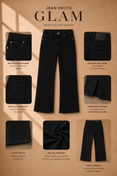 PANTALON RECTO GLAM - tienda online