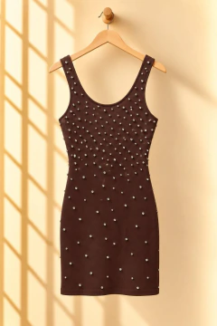 VESTIDO CORTO STRASS - comprar online