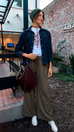 PANTALON SASTRERO LISO CON ELASTICO en internet