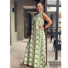 VESTIDO DE VOILVE ESTAMPADO (V2) - comprar online