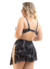 Biquíni com Saia Estampado Preto Plus Size - comprar online