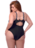 Maiô Floral Preto e Branco sem Bojo Plus Size - comprar online