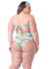 Maiô Floral Empina Bumbum Plus Size na internet