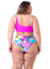 Biquíni Dupla Face sem Bojo Plus Size Rosa - Acqua Rosa Moda Praia Plus Size