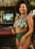 Biquíni sem Bojo Plus Size Verde Estampado