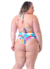 Maiô Cortininha sem Bojo Tie Dye Pink Plus Size - comprar online