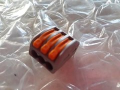 Conector Wago Emenda 3 Fios - Modelo 222-413 C/ 50 Unidades