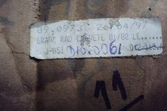 Grade Radiador Chevette 81\82 Ld \ Karina Julimar J-850 - comprar online