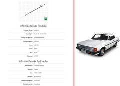 Cabo Acelerador Opala Caravan 4cil 81/87 460mm 9305480
