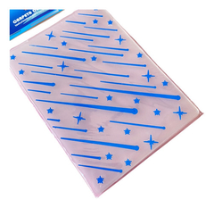 Carpeta De Embossing- Texturizadora- Repujado Estrellas Asb
